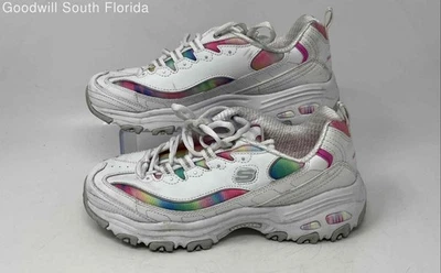 Zapatillas deportivas Skechers para mujer D'Lites 149262 de cuero multicolor talla 7 Foto 1 de 4