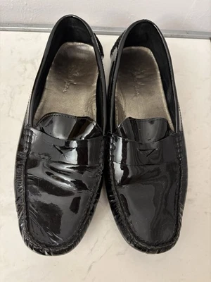 Mocasín Cole Haan Penny en patrón negro talla 8,5 Foto 1 de 4