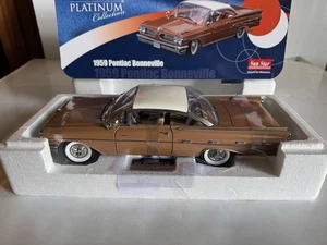 Sun Star Platinum Collection 1:18 scale 1959 Pontiac Bonneville Car w/box - Picture 1 of 24