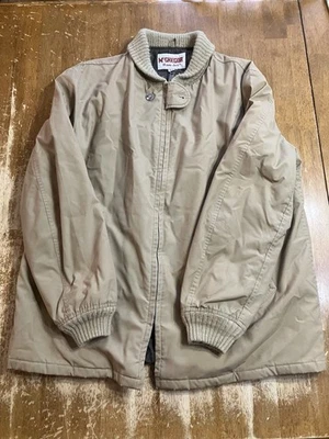 Винтажная куртка-бомбер McGregor Ram Jet хаки с подкладкой размер 44 бежевая - Изображение 1 из 4