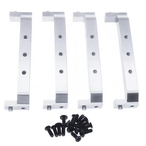 4pcs Alloy Chassis Brace Silver For ECX 1-12 Barrage 1-18 Temper 1-10 RGT 136100 - Picture 1 of 4