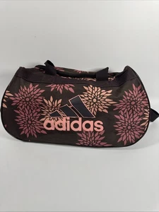 Borsone da viaggio Adidas palestra marrone/rosa 100% poliestere tracolla - Foto 1 di 10