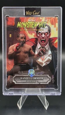 2025 Wild Card Haunted Hits Monster Hunt MONSTER HIT Daniel Cormier 1/1 Dracula - Image 1 of 2