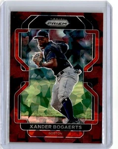 Panini Prizm #213 Xander Bogaerts 2022 púrpura hielo agrietado/25 Boston Red Sox - Imagen 1 de 1