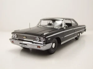 Ford Galaxie 500XL techo rígido 1963 negro modelo coche 1:18 Sun Star - Imagen 1 de 11