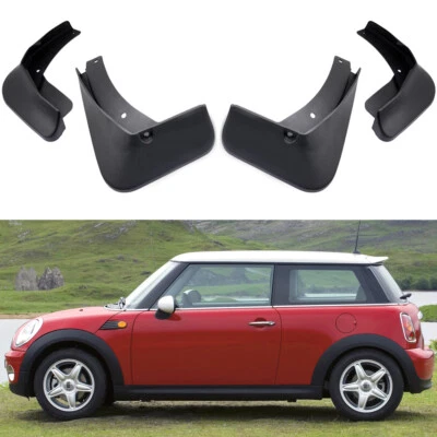 4Pcs Mud Flaps Splash Guards Mudguard Fender for MINI Cooper 2door 2008-2013 R56 - Изображение 1 из 4