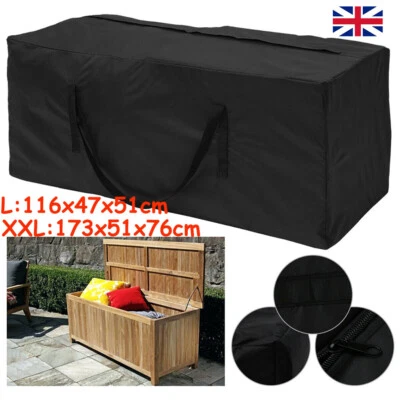 5A-GOODS Extra Large Zipped Waterproof Garden Furniture Cushion Storage Bag Heavy Duty UK