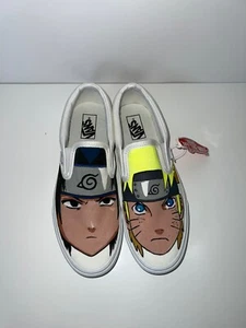 Custom Naruto & Sasuke Vans Size 11 🔥 Fast Shipping✅ - Picture 1 of 5