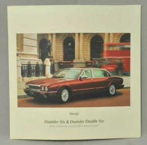 Daimler Six & Double Six Brochure in Spanish Jaguar X300 1997 - Picture 1 of 4