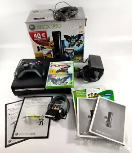 Console Microsoft Xbox 360 Elite 120 Gb en Boite Lego Batman + Pure Edition - Foto 1 di 8