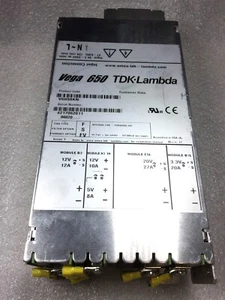TDK-LAMBDA Vega 650 V6098KN  94.5-240V AC NOM 47-63Hz 12A FREE SHIPPING - Picture 1 of 4