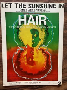 LET THE SUNSHINE IN HAIR NOTEN TEXTE PIANO FLESH FAILURES 5. DIMENSION! - Bild 1 von 3