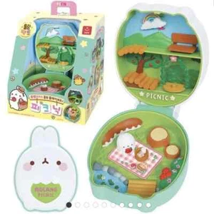 Molang Picnic Play Toy Set- Cute Figure Korean Toy Playset - Picture 1 of 10
