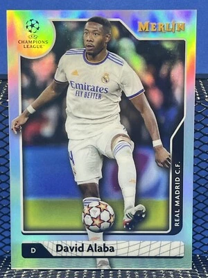 2021-22 Topps Merlin DAVID ALABA Silver Refractor Real Madrid - Image 1 of 2