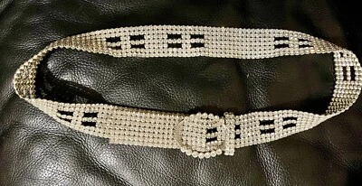 Strassgürtel 3,5 cm breit - Bild 1 von 3