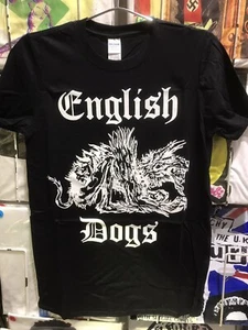English Dogs Punk T.shirt Hardcore Discharge Gbh Punk Rock All Sizes - Picture 1 of 3