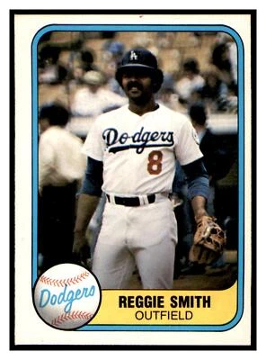 1981 Fleer Reggie Smith #111 Los Angeles Dodgers - Image 1 of 2