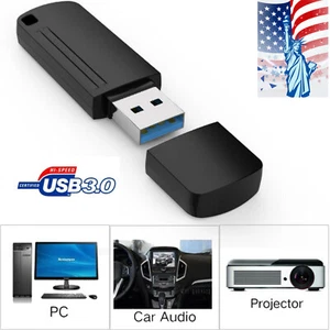 Protable Nero USB 3.0 32/64GB/128GB Flash Drive Memory Stick Pollice Pen Drive - Foto 1 di 15