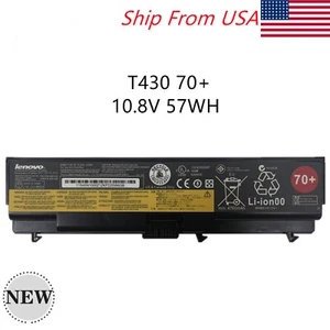 70+ Genuine Battery For Lenovo ThinkPad T430 T420 T510 W530 W510 W520 L420 L430 - Picture 1 of 15