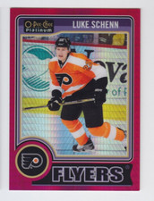 2014-15 O-PEE-CHEE PLATINUM LUKE SCHENN /135 RED PRISM PARALLEL #90 OPC Predator