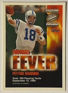 1999 Topps 1000 Football Fever Game Official Sweepstakes Peyton Manning - Picture 1 of 6
