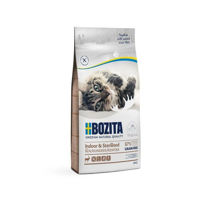 Bozita Indoor& Sterilised Grain Reindeer 10kg