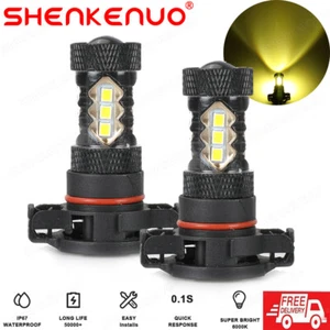 5202 LED Fog Light Bulbs Golden Yellow For Chevy Suburban Tahoe 2007-2013 2014 C - Imagen 1 de 20