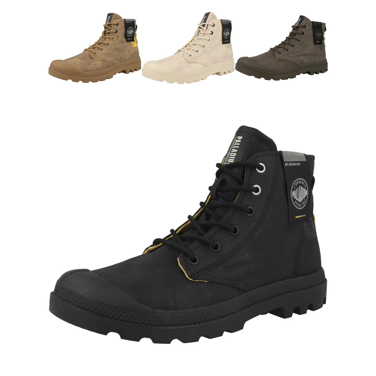 Zapatillas De Lona Palla Ace Detroit M Hombre Negro Palladium