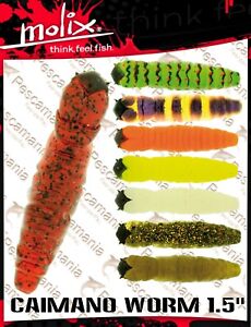 Artificiale spinning MOLIX  WORM CAIMANO 1.5" esca finesse worm trota