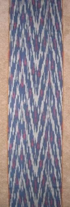 11 Yard HAND MADE UZBEK Natural 100% COTTON IKAT FABRIC #8956 - Picture 1 of 1