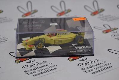 DIE CAST " JORDAN PEUGEOT F1 - 1996 LAUNCH VERSION R. BARRICHELLO " MINICHAMP... - Immagine 1 di 3