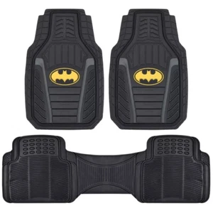 Armored Batman Car Floor Mats 3 Pieces Full Set Protection Accessory for Auto - Picture 1 of 11