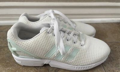 Adidas Originas ZX Flux Women’s Running Shoes BY9219 White Cream Size 6.5 - Image 1 of 4