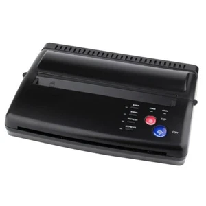 Tattoo Transfer Copier Printer Machine +100*Thermal Stencil Transfer Paper Black - Bild 1 von 11