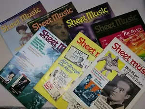 SHEET MUSIC Magazine 1980s, 1990s Choose your Issue - - Imagen 1 de 115