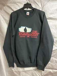 VINTAGE 1980s THE EQUALIZER Sweatshirt Stedman XL VERY RARE! CBS TV - Picture 1 of 5
