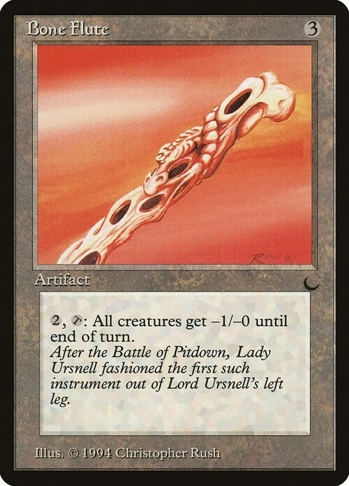 Magic The Gathering MTG BONE FLUTE The Dark NM Near Mint - Image 1 of 1