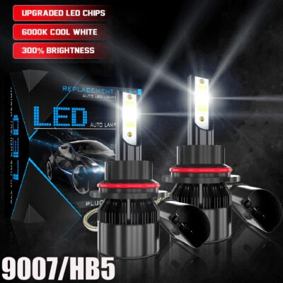 2pcs 9007 LED Conversion Kit Bulbs for 2000-2016 Peterbilt Pete Headlight Lamp - Image 1 of 4