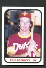 1981 TCMA Albuquerque DUKES #9 RON ROENICKE West Covina CALIFORNIA