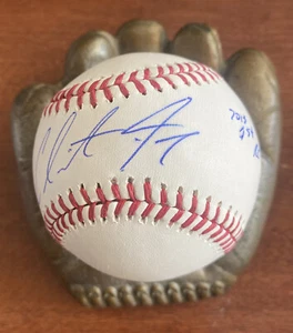 CLINT FRAZIER SIGNED AUTO INSCRIBED “2015 1st Rd” DRAFT ROMLB CUBS - Picture 1 of 5