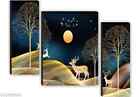 Jawaharat set of 3 modern art wall painting for home decoration B