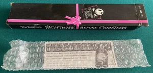 VINTAGE~NIGHTMARE BEFORE CHRISTMAS~WRIST WATCH BOX~BATS & CATS~BOX ONLY W/INFO - Picture 1 of 2