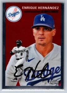 2023 Topps Cromo Platino Aniversario #237 Enrique Hernández Dodgers - Imagen 1 de 2