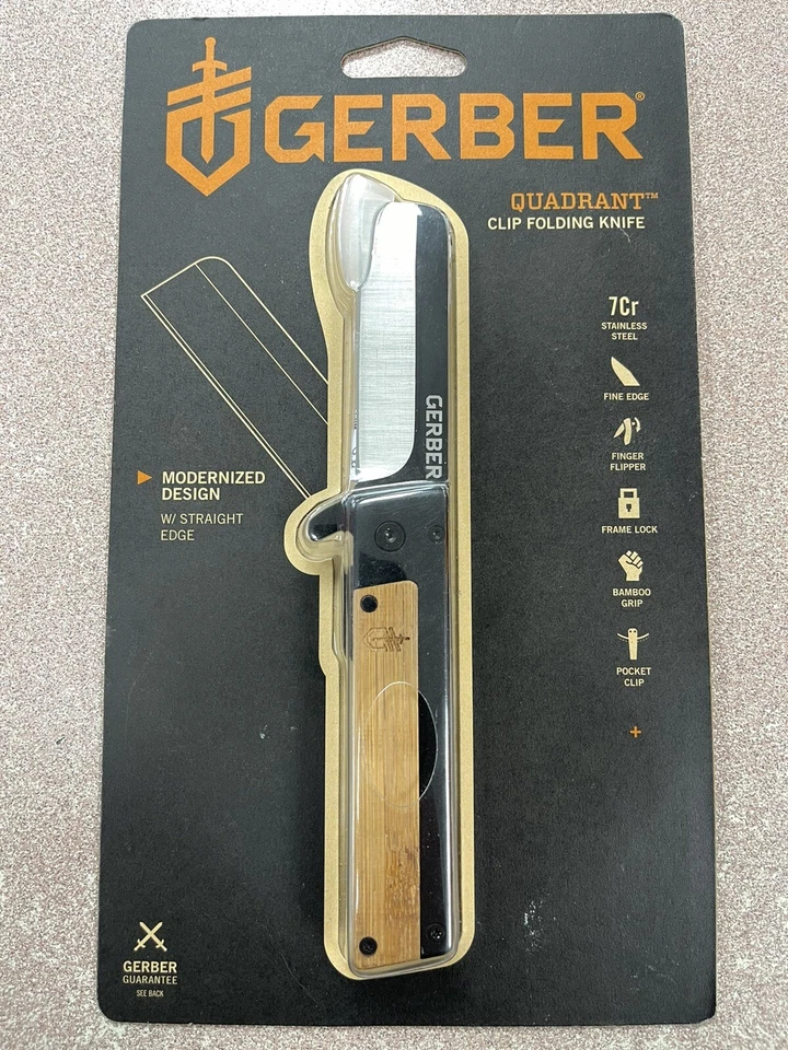 Gerber G1702 Quadrant Framelock 7cr17mov Folding Knife