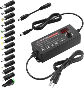 Einstellbares 3-24V Universal Netzteil Adapter | 72W 3A AC/DC Wandler Kit - Bild 1 von 7