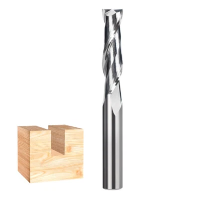XCAN 1x Solid Carbide End Mill 6mm Shank Spiral Router Bit Up Cut CNC Router Bits
