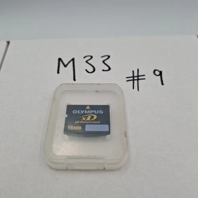 OLYMPUS xD Picture Memory Card 16MB in Case. (refB) - Image 1 of 3