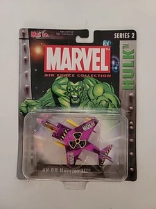 Maisto Marvel Series 2 Air Force Incredible Hulk AV-8B Harrier II Fighter Jet - Picture 1 of 6