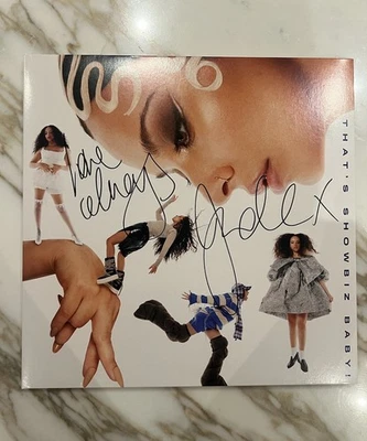 JADE - ‘That's Showbiz Baby!’ *HAND-SIGNED* Clear Vinyl LP In Hand - Image 1 of 3