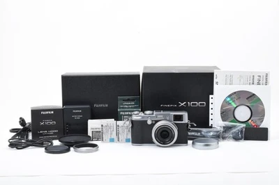 [Top MINT++] Fuji Fujifilm X100 12.3MP Digital Camera Silver X Series From JAPAN - Image 1 of 4